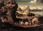 CARPI, Girolamo da Landscape with Magicians fs China oil painting reproduction